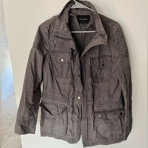 Banana Republic Moto Inspired Jacket Gray Size Medium